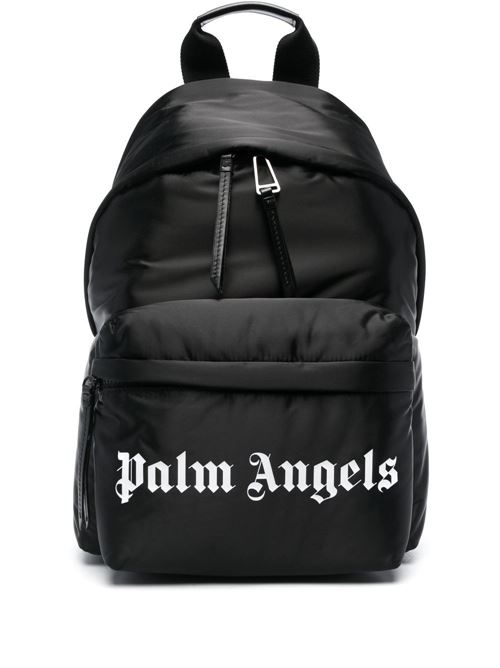 Backpack with logo print PALM ANGELS | PMNB012F22LEA0011001